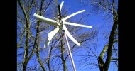 Mini wind generator changes and supplementing power