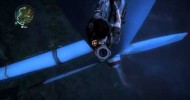Just Cause 2 – Hanging from the wind power generator blades.