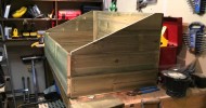 Partially Finished Cold Frame Garden Box