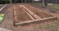 Raised Bed Garden – In-Ground Hybrid with Railroad Ties