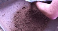 DIY Worm Bin Part 1: Mixing the Bedding, Peat Moss & Leaves