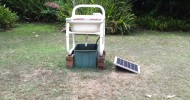 My First Mini Solar Aquaponics System