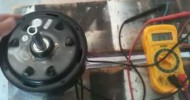 Ceiling Fan Wind Turbine Generator Alternator. Free Power from the Wind!