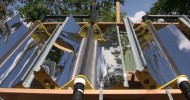 Tracking Parabolic Concentrator Solar Hot Tub Heater v2